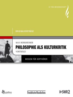cover image of Philosophie als Kulturkritik